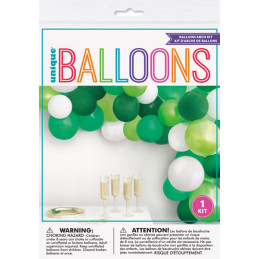 152pcs Kit d'arc de ballon d'or vert clair ballons en latex