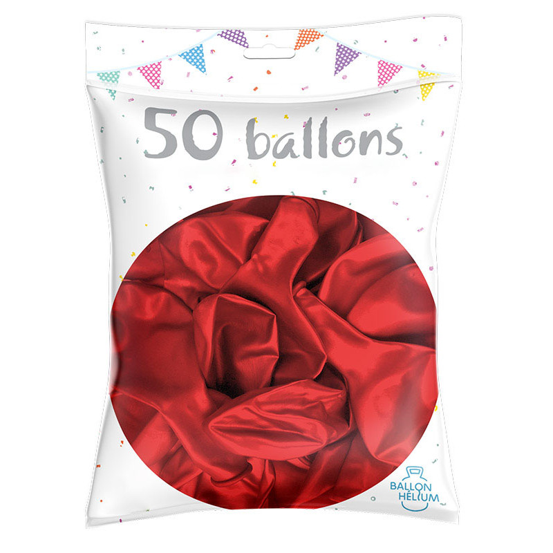 50 ballons Rose Nacré