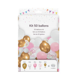 Grossiste Kit de 50 ballons pour arche MULTICOLORE, Réservé aux  professionnels