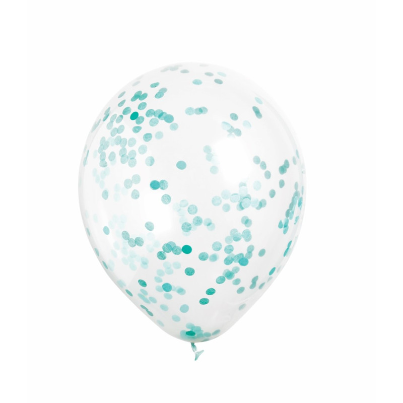 Grossiste 3 Ballons 30 cm transparents Bonne Année confettis papier de soie  OR, Réservé aux professionnels