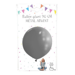 BALLON ARGENT GÉANT